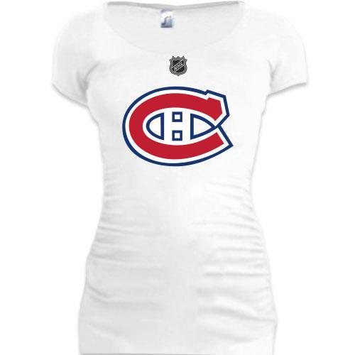 Женская удлиненная футболка Montreal Canadiens