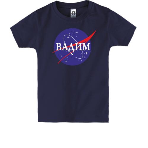 Дитяча футболка Вадим (NASA Style)