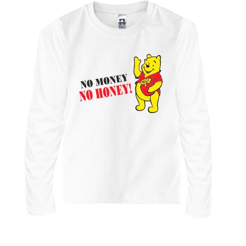 Детский лонгслив No money - no honey
