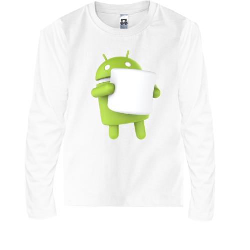Детский лонгслив Android 6 Marshmallow