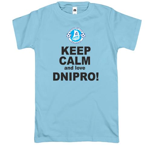 Футболка Keep calm and love Dnipro