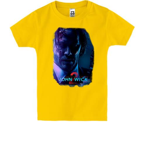 Детская футболка с силуэтом Джона Уика (Джон Уик 2)