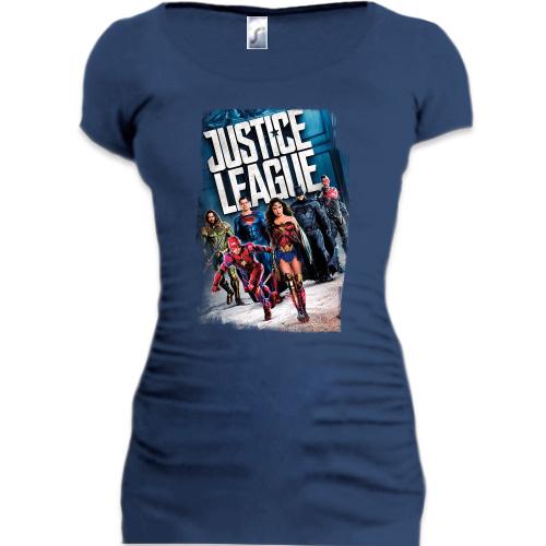 Подовжена футболка з героями Ліги Справедливості