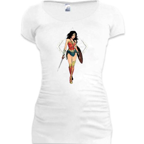 Подовжена футболка з Чудо-Жінкою (Wonder Woman)