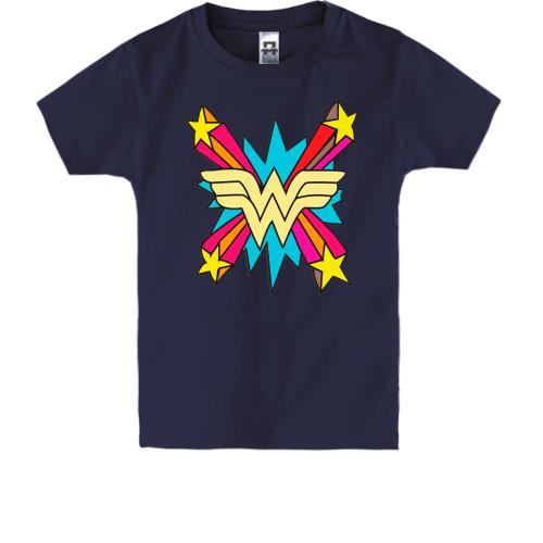 Дитяча футболка з логотипом Чудо-Жінки (Wonder Woman)