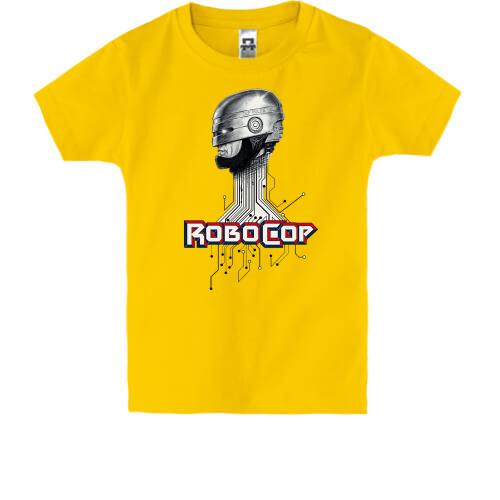 Детская футболка с Робокопом с схемой
