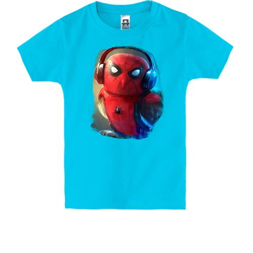 Детская футболка с совой в стиле Человека Паука