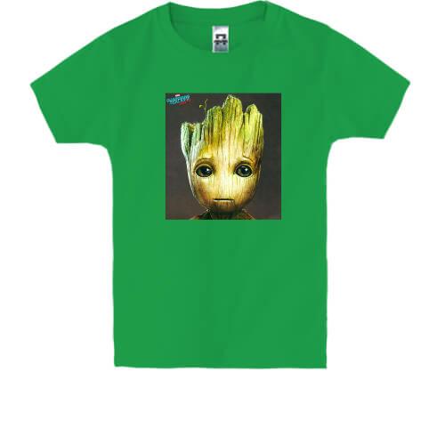 Дитяча футболка з маленьким Грутом (Правоохоронці Галактики)