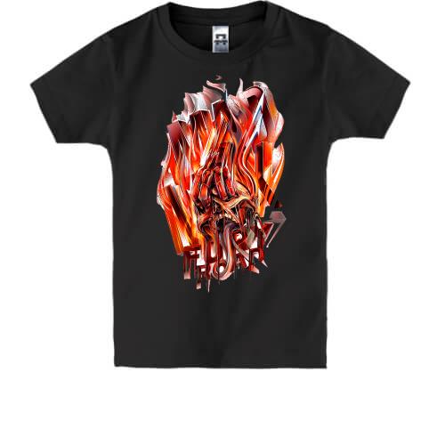Детская футболка с огненным артом Mad Max - Fury Road