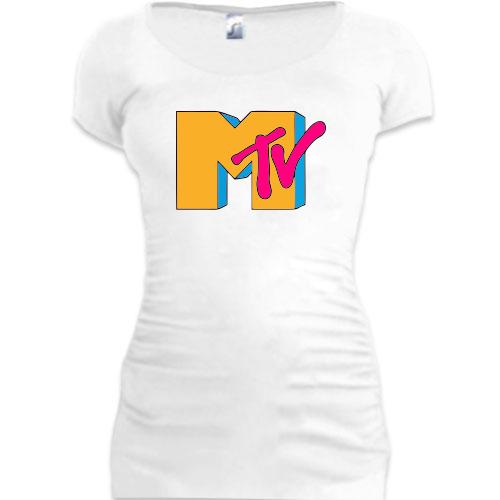 Подовжена футболка M-Tv