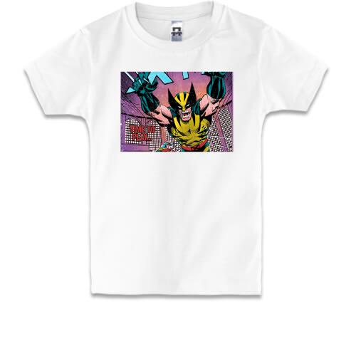 Детская футболка с Росомахой (Х-MEN)