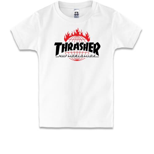 Детская футболка Thrasher Huf Worldwide