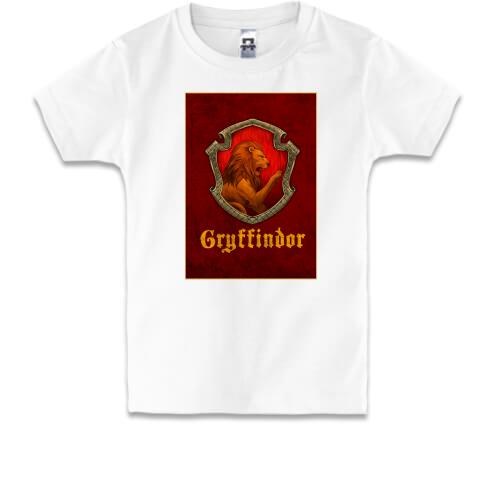 Детская футболка с гербом Gryffindor (Harry Potter)