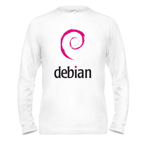 Чоловічий лонгслів Debian