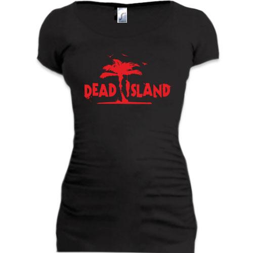 Женская удлиненная футболка Dead island