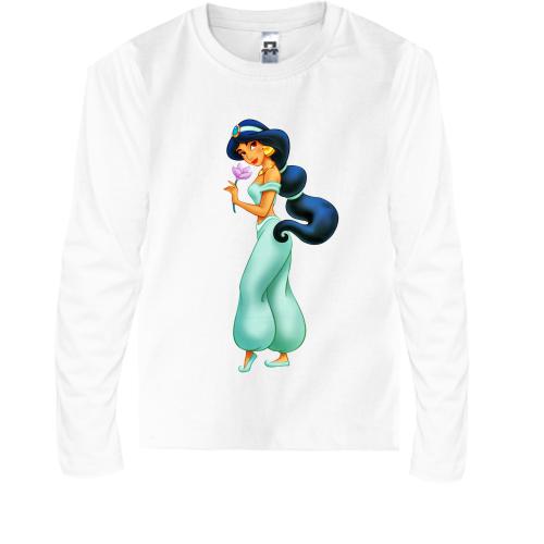 Детская футболка с длинным рукавом с с Jasmine (аладин)