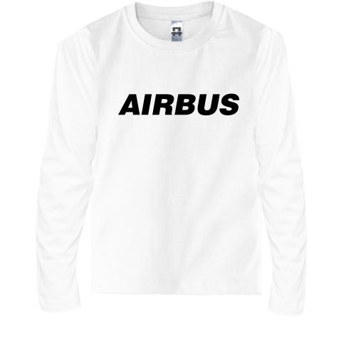 Детская футболка с длинным рукавом Airbus (2)