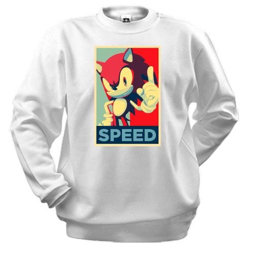 Свитшот с артом Speed (Sonic)