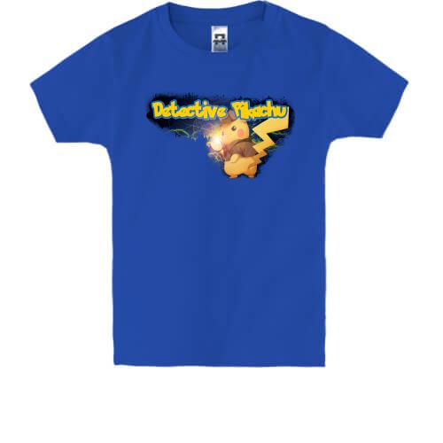 Дитяча футболка з артом Детектива Пікачу 3