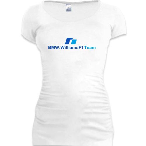 Женская удлиненная футболка BMW Williams F1 Team