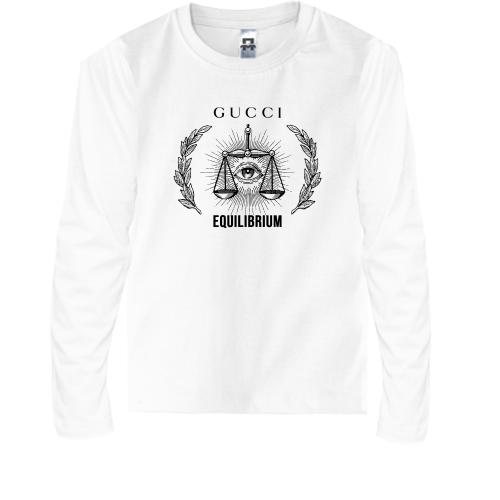 Детская футболка с длинным рукавом Gucci equilibrium