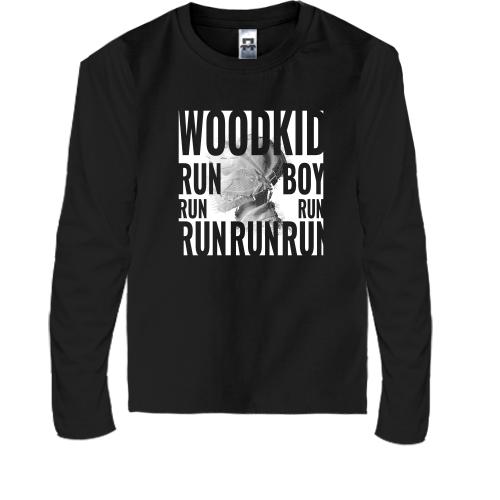 Дитячий лонгслів Woodkid - Run boy