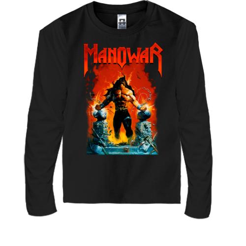 Детская футболка с длинным рукавом Manowar - Louder Than Hell