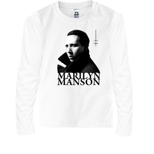 Детская футболка с длинным рукавом Marilyn Manson - Heaven Upsid