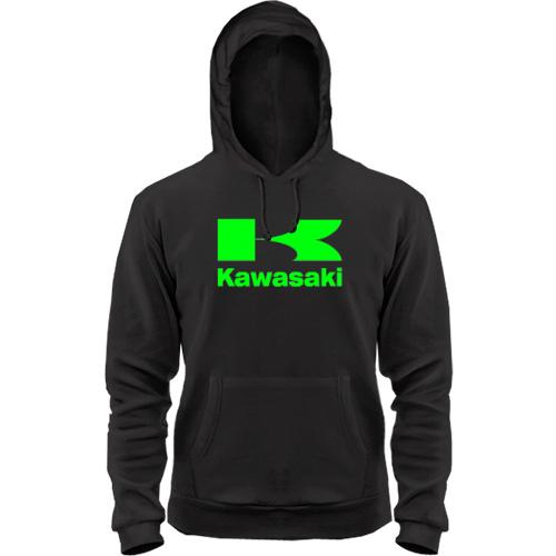 Толстовка с лого Kawasaki
