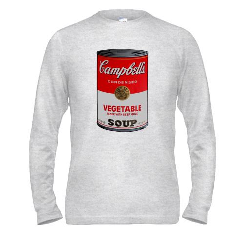 Лонгслив с Campbell's soup