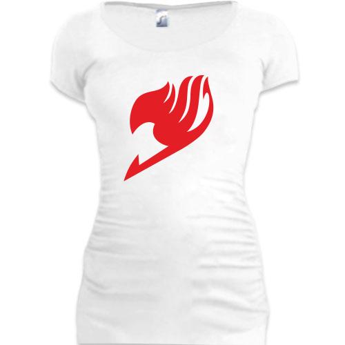 Женская удлиненная футболка Fairy Tail