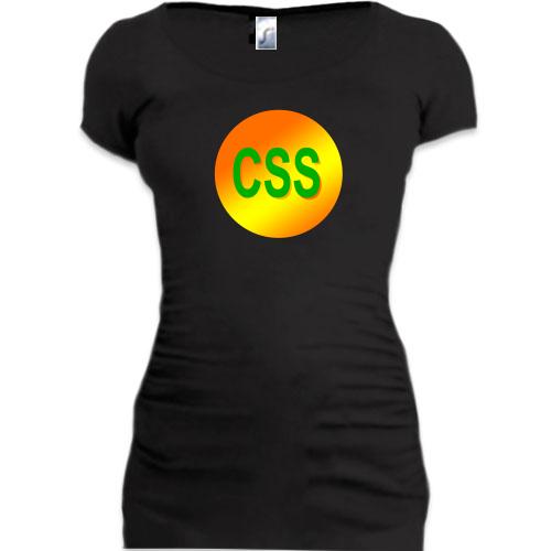 Подовжена футболка для програміста CSS