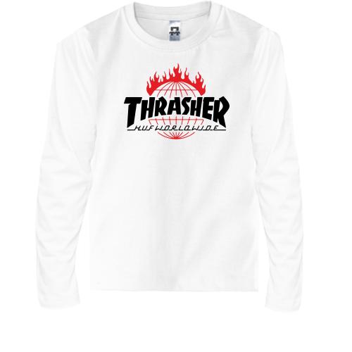 Детская футболка с длинным рукавом Thrasher Huf Worldwide