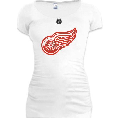Женская удлиненная футболка Detroit Red Wings 2