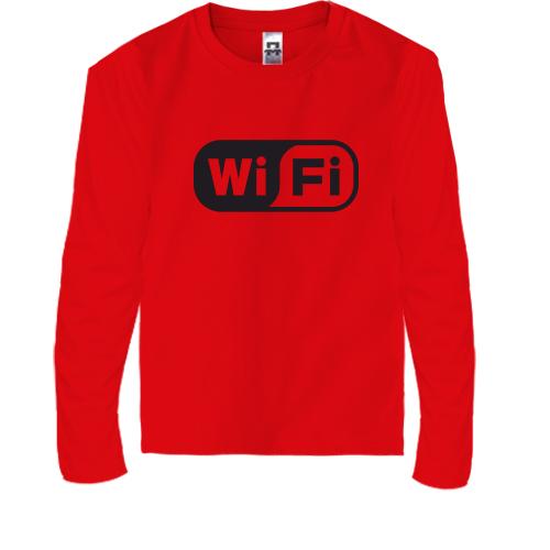 Детская футболка с длинным рукавом Wi-Fi