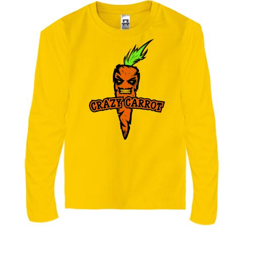 Детская футболка с длинным рукавом Crazy Carrot (2)