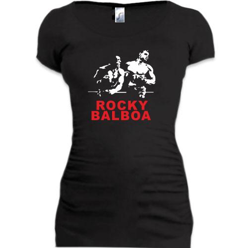 Женская удлиненная футболка Rocky Balboa