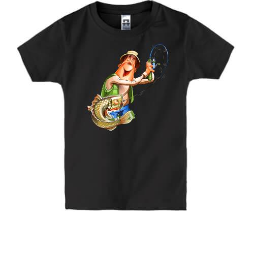 Дитяча футболка з рибалкою