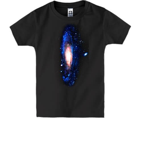 Детская футболка со звездной галактикой