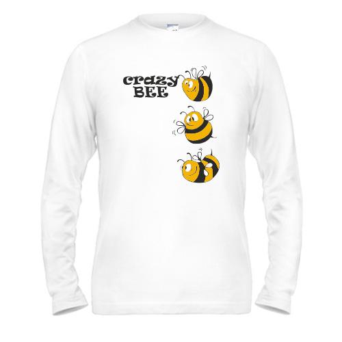 Чоловічий лонгслів Crazy Bee Бджоли