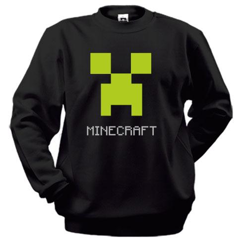 Світшот Minecraft logo grey