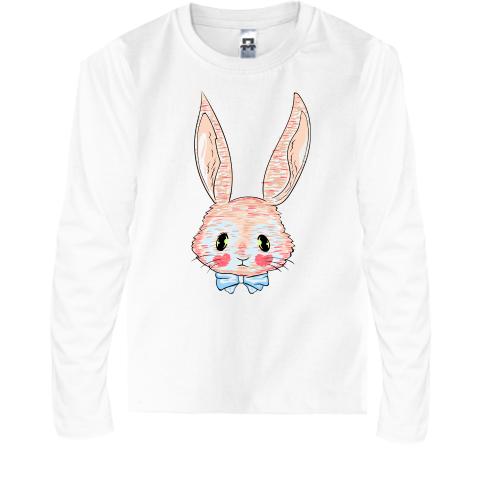 Детская футболка с длинным рукавом Cute Rabbit Кролик