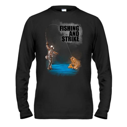 Чоловічий лонгслів Fishing and strike