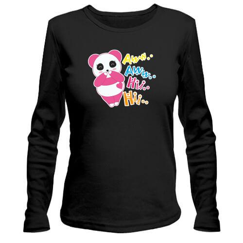 Жіночий лонгслів Pink Panda