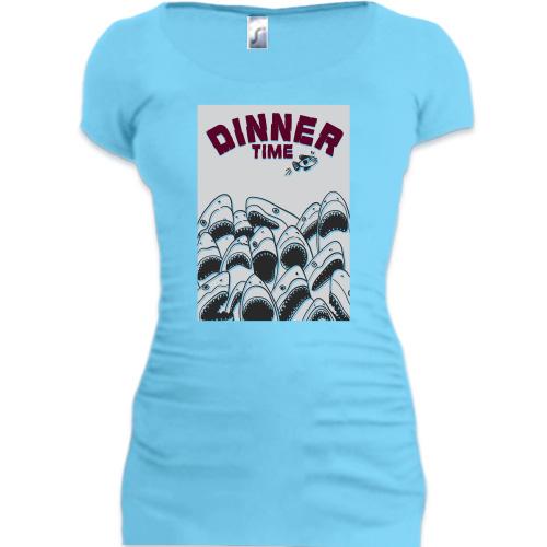 Подовжена футболка Dinner time