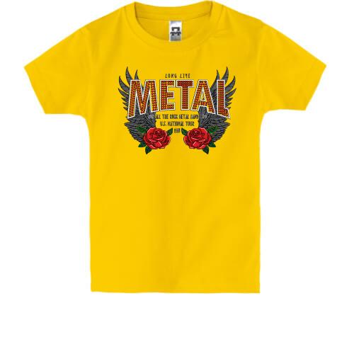 Дитяча футболка METAL
