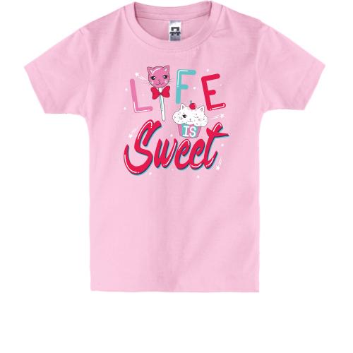 Детская футболка Life sweet