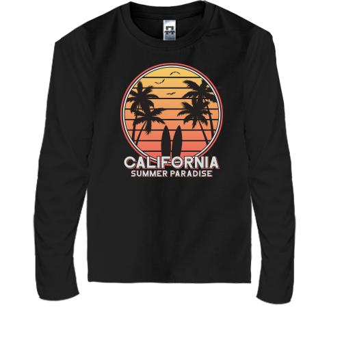 Детская футболка с длинным рукавом California Summer Paradise