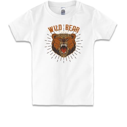 Детская футболка Wild Bear Head