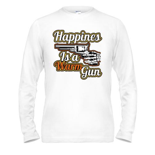 Лонгслив Happiness is a warm gun